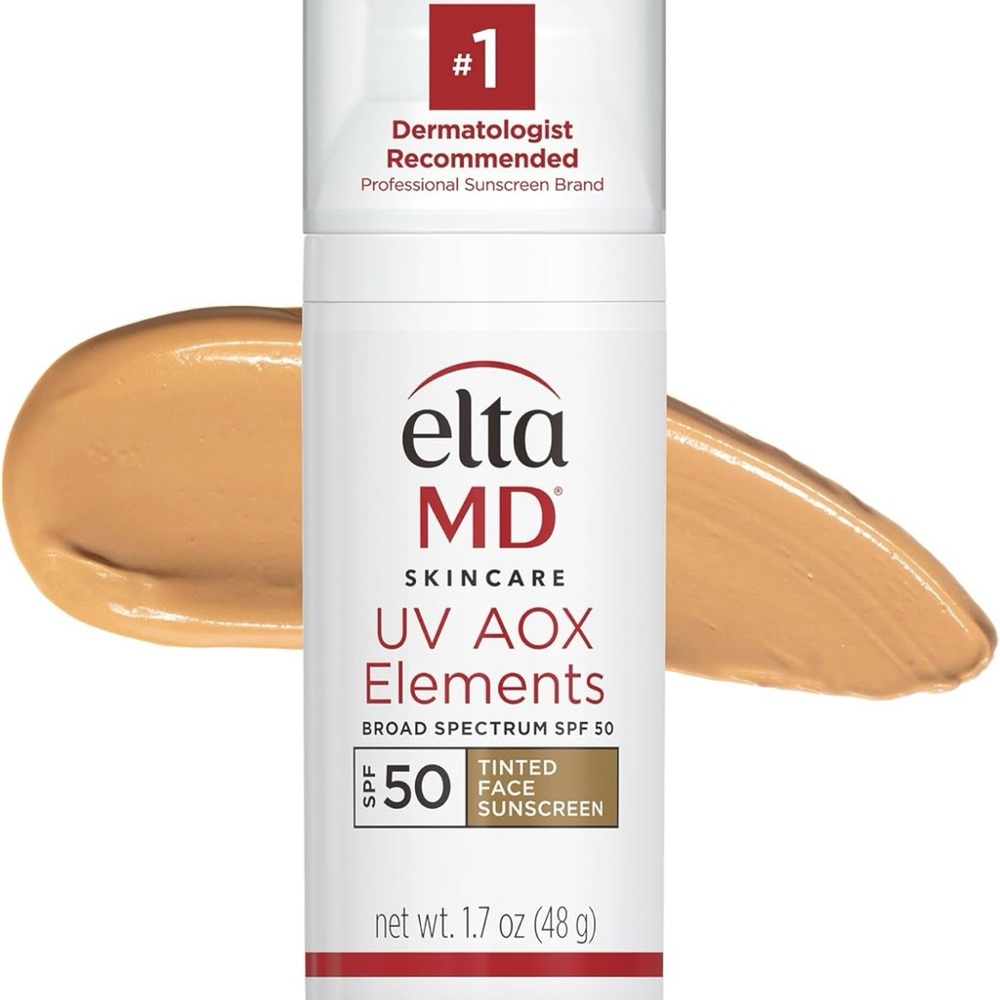 UV AOX Elements Broad-Spectrum SPF 50 Tinted, 1.7Oz Exp 11/2025 New
